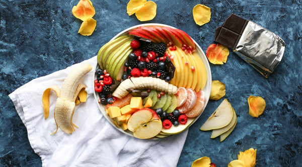 Healthy granola with oats and nuts in a bowl — contains FOS prebiotic fibre