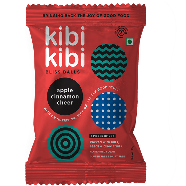 Apple Cinnamon Cheer Bliss Balls - 1 Pack