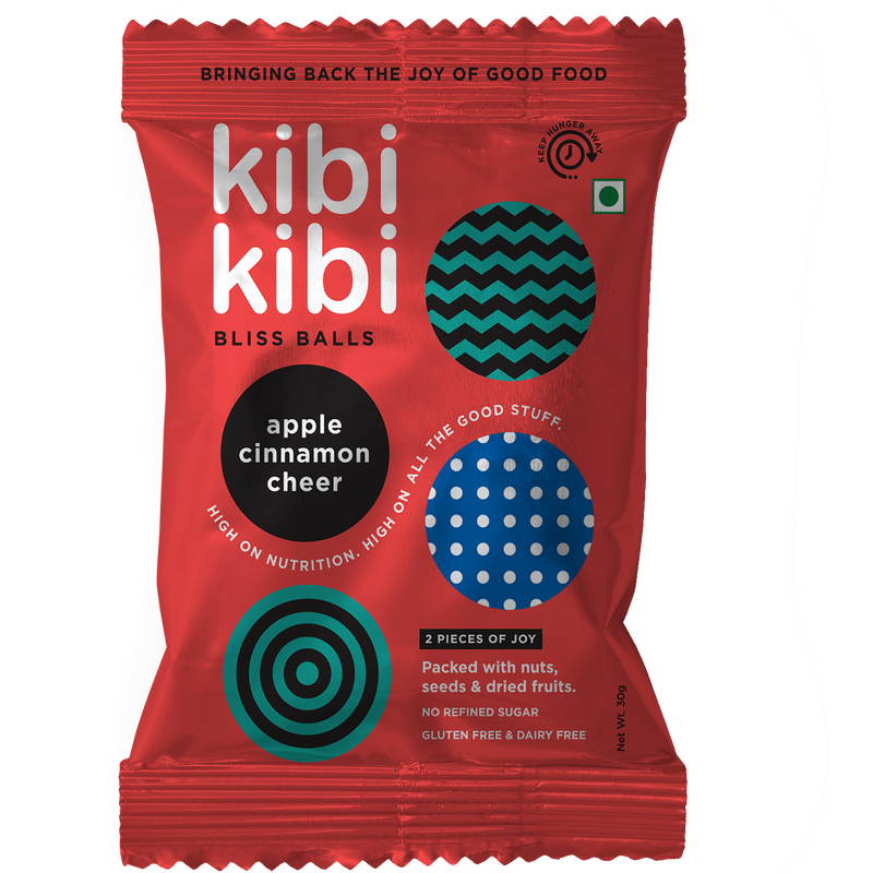 Apple Cinnamon Cheer Bliss Balls - 1 Pack