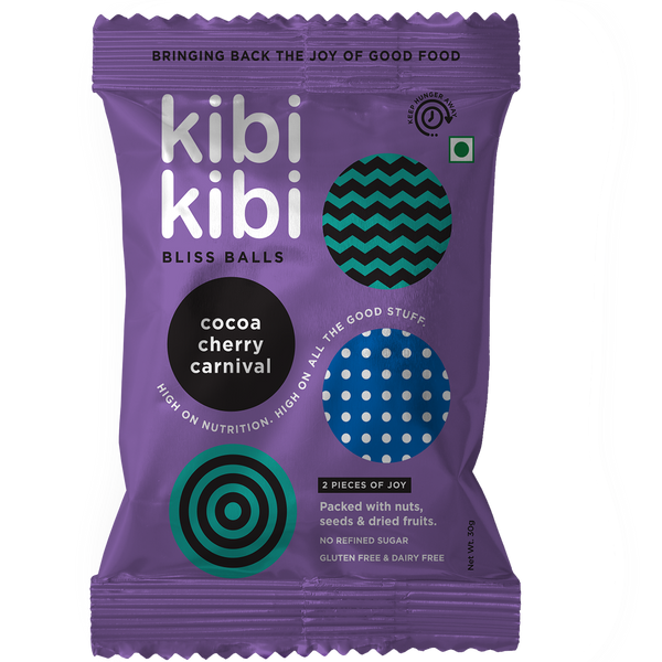 Cocoa Cherry Carnival Bliss Balls - 1 Pack