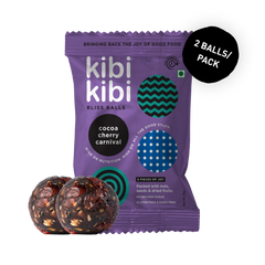Cocoa Cherry Carnival bliss balls pack – healthy date bites with cocoa and cherry, no added sugar