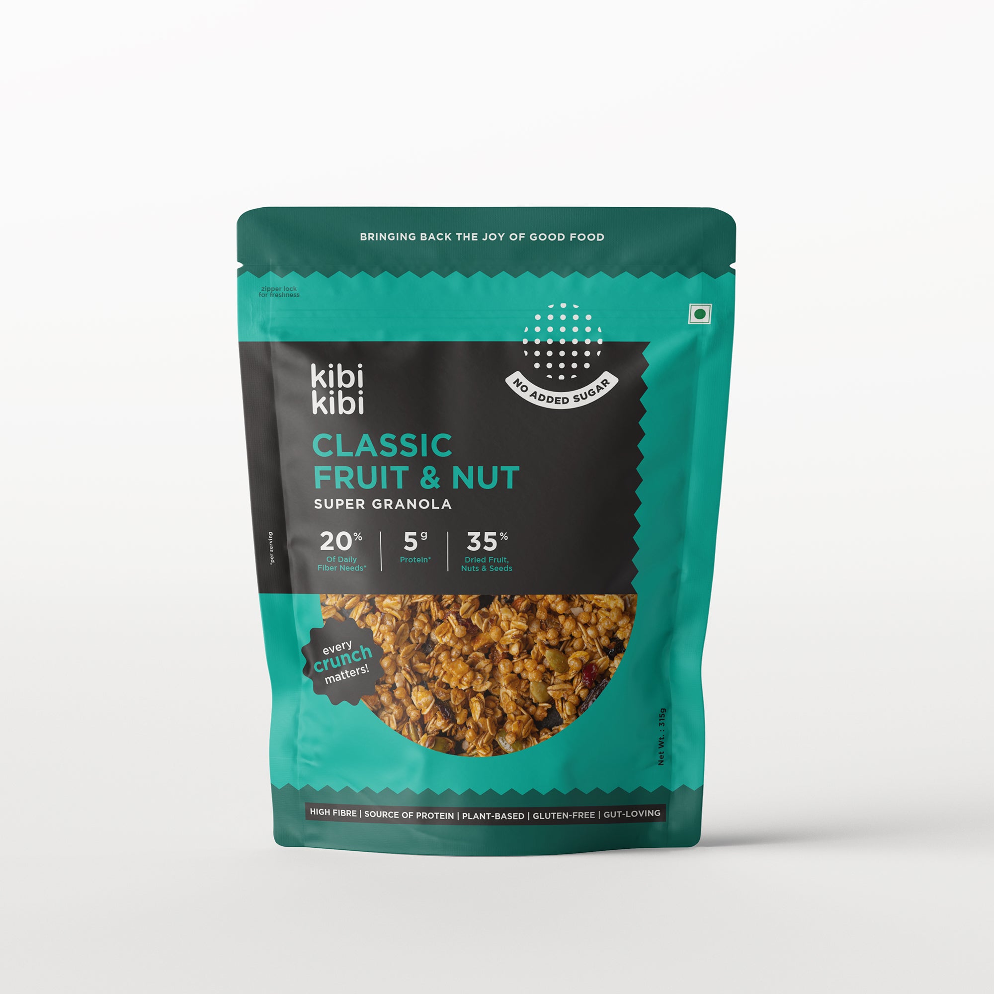 Super Granola - Classic Fruit & Nut 315g pack (7 Servings)