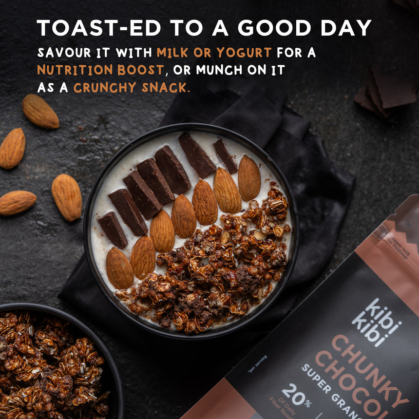 Super Granola - Chunky Chocolate 315g pack (7 Servings)