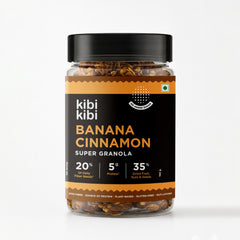 Banana Cinnamon Super Granola Jar