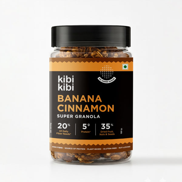 Banana Cinnamon Super Granola Jar