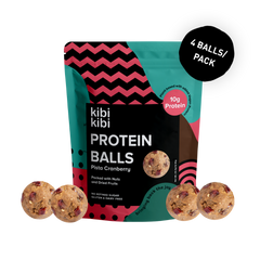 Pista Cranberry protein balls pack – high protein snack with pistachios and cranberry, no added sugar