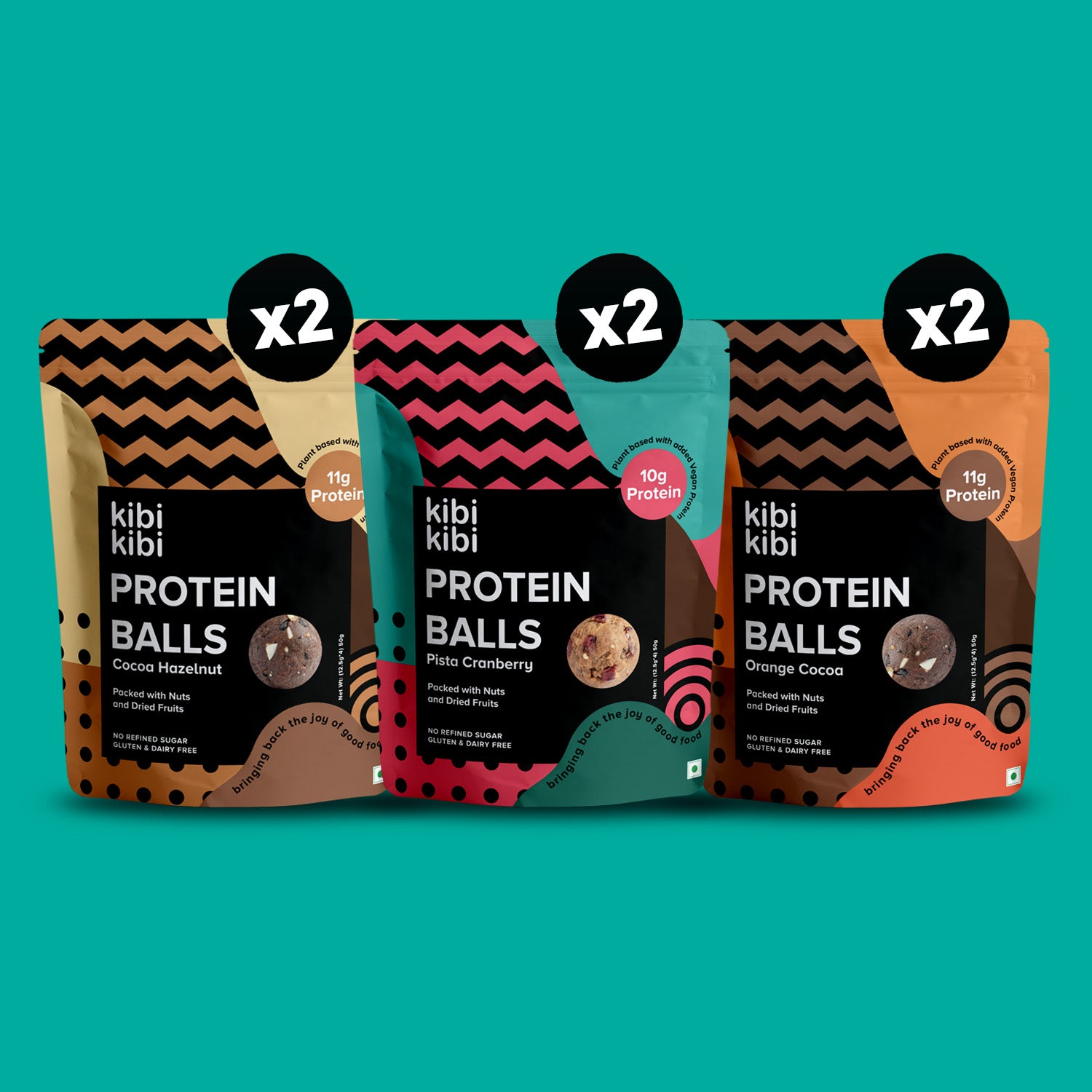 Protein Balls - Variety Box  (6 Packs)