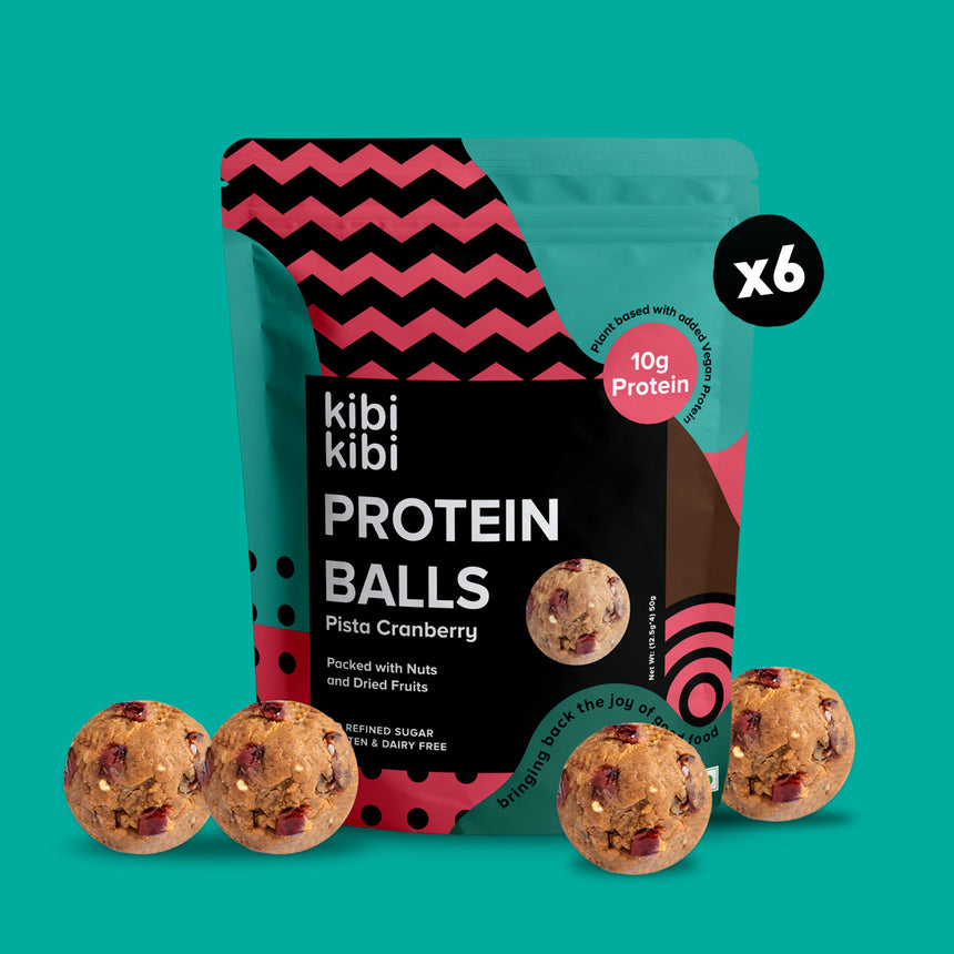Protein Balls - Pista Cranberry (6 Packs)
